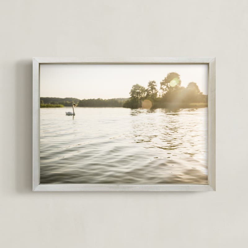 "One horizon II" by Lying on the grass in beautiful frame options and a variety of sizes.
