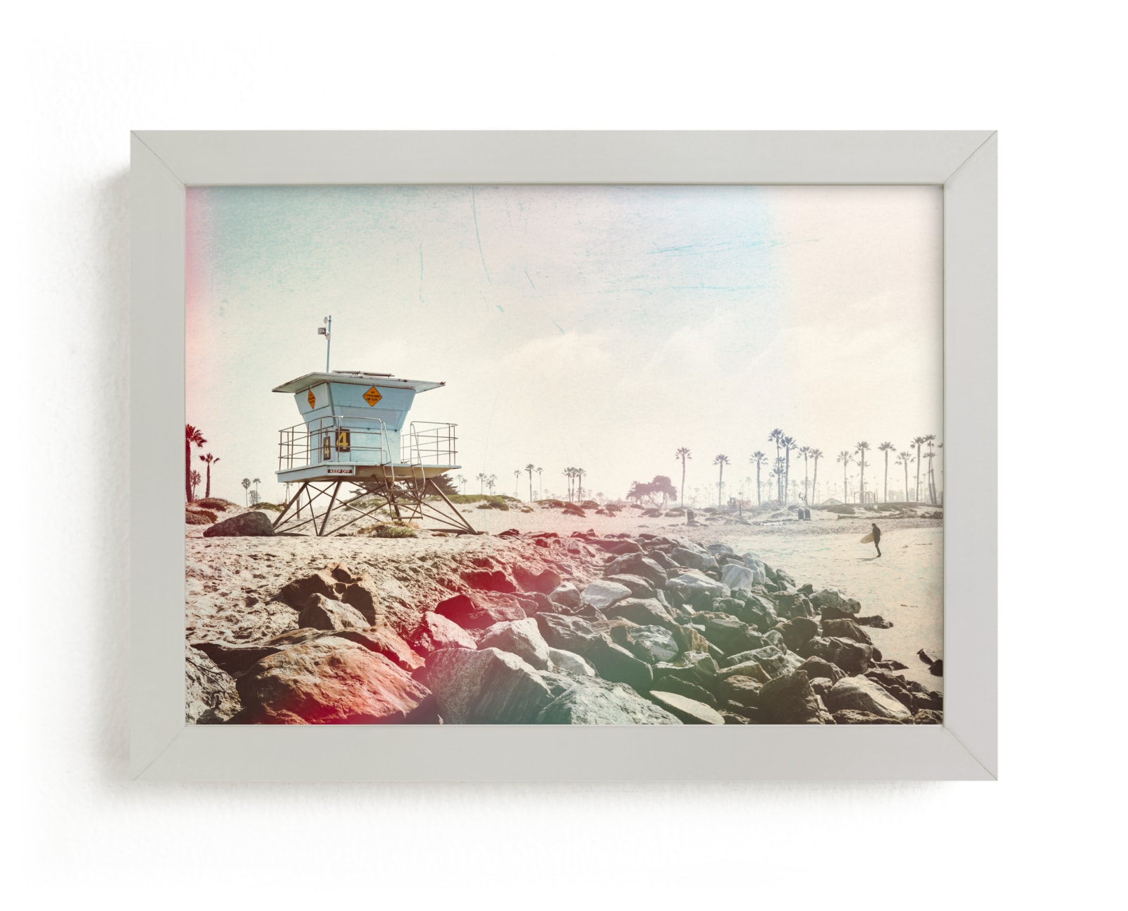 "beach affect 2" - Limited Edition Art Print by Kamala Nahas in beautiful frame options and a variety of sizes.