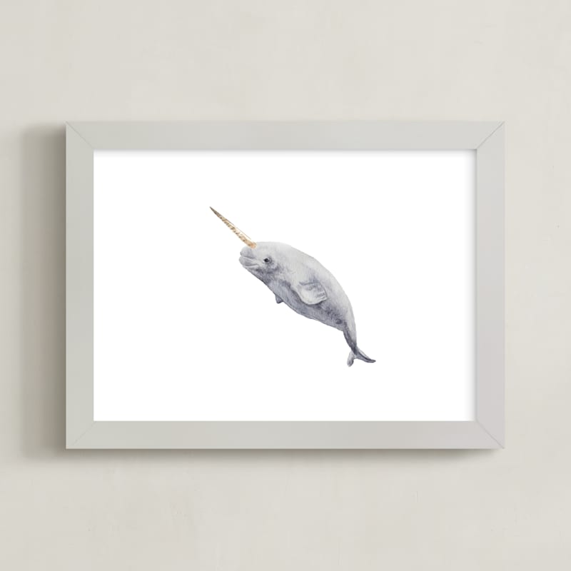 Baby Watercolor Narwhal