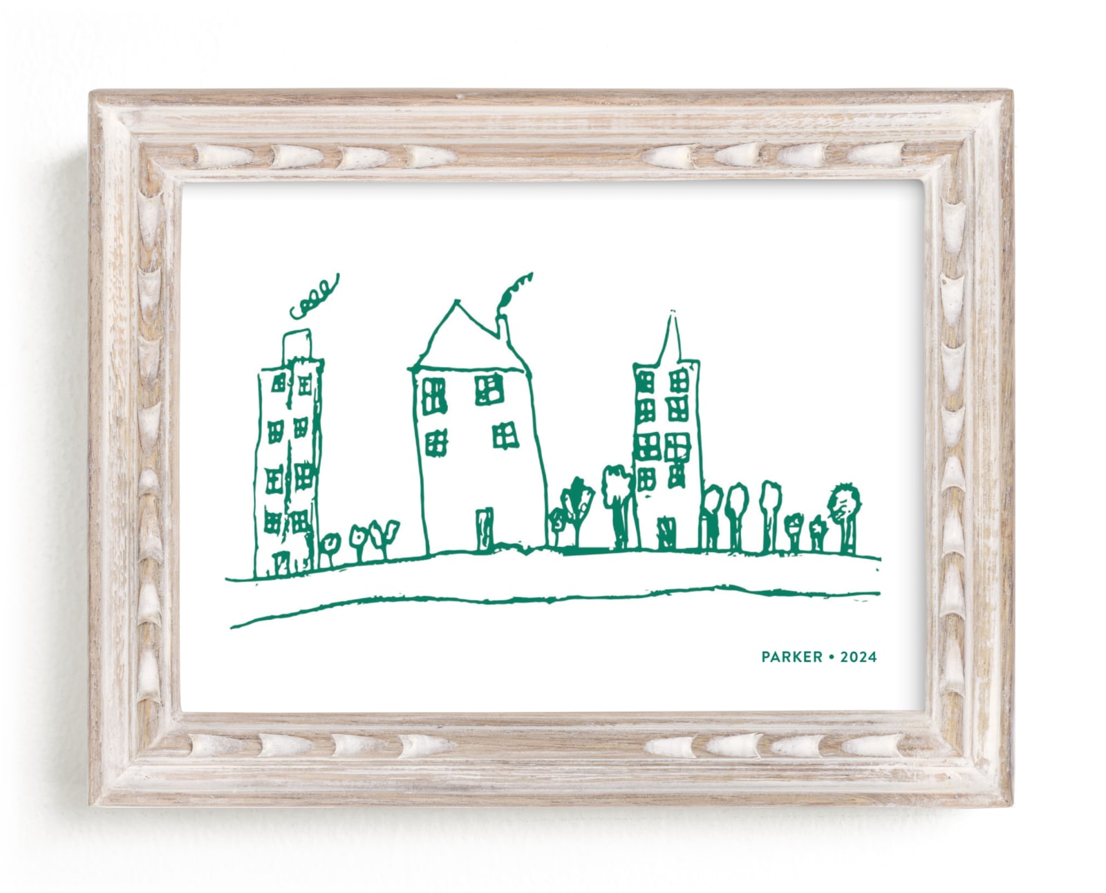 This is a green photos to art  by Minted called Your Drawing as Art Print.