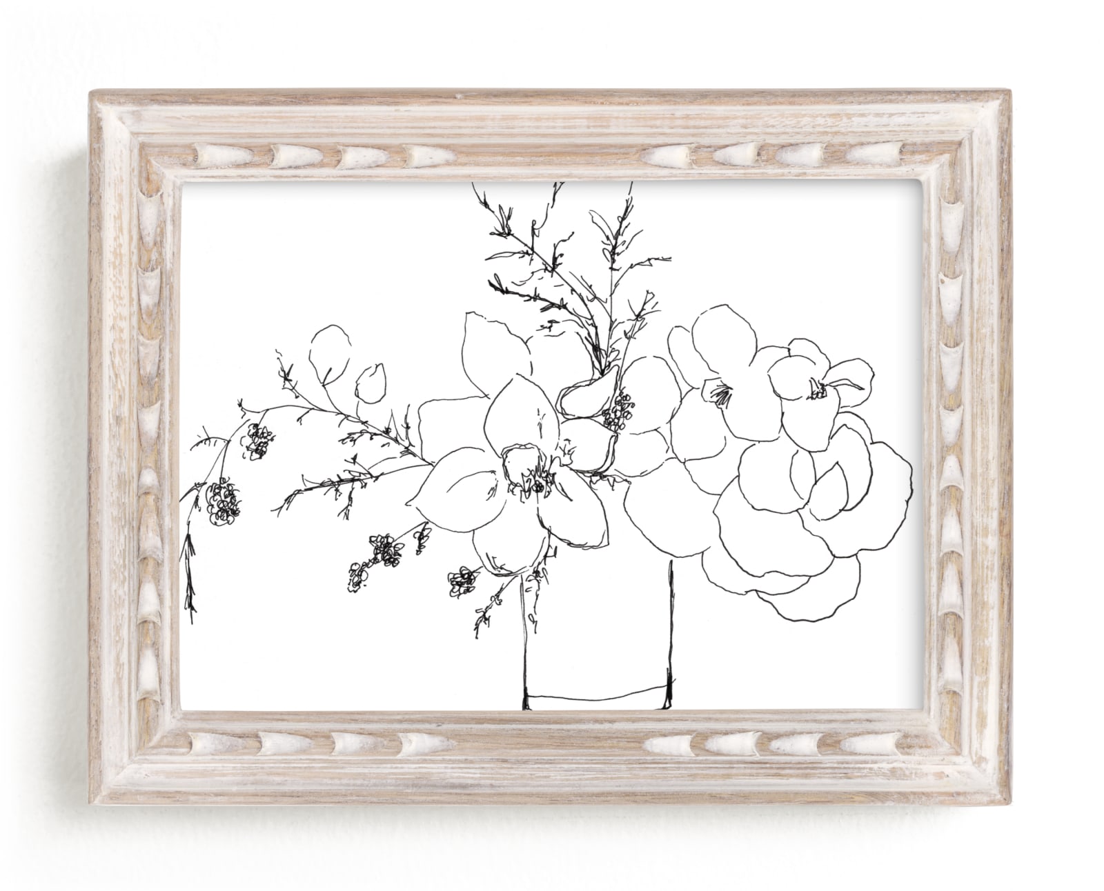 "Magnolias" - Limited Edition Art Print by Nicole Simms in beautiful frame options and a variety of sizes.