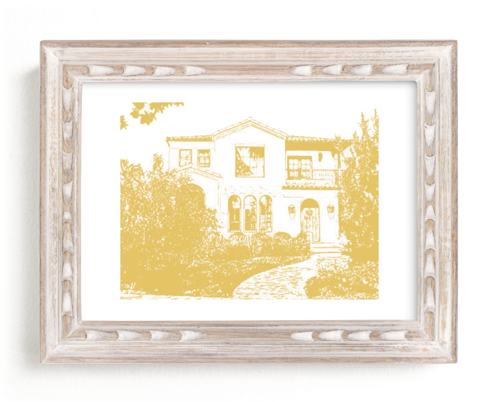 "Custom House Portrait Art" - Completely Custom House Portrait Art by Minted in beautiful frame options and a variety of sizes.