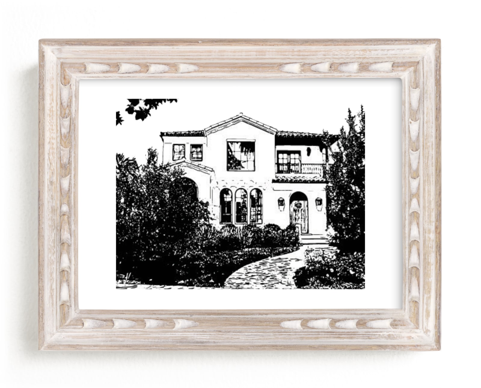 "Custom House Portrait Art" - Completely Custom House Portrait Art by Minted in beautiful frame options and a variety of sizes.