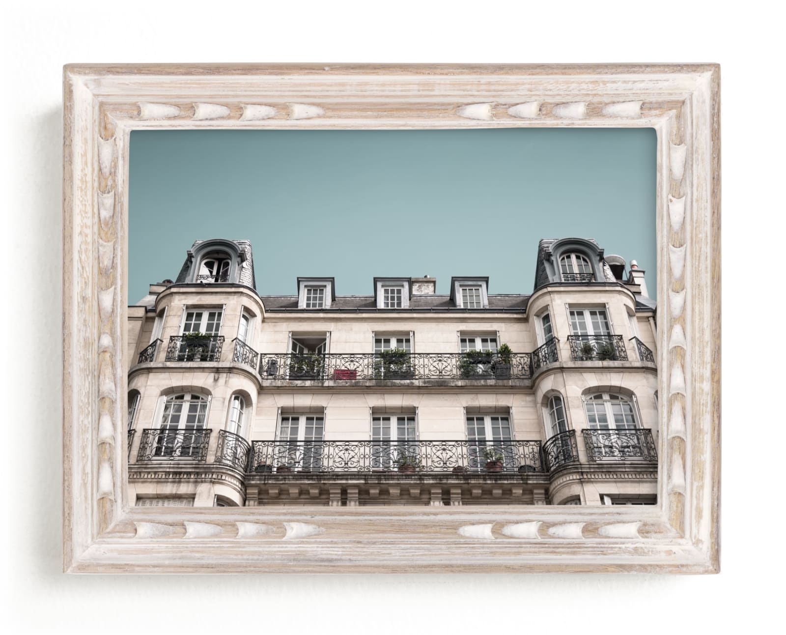 "Facade" - Art Print by Gwen Bedat in beautiful frame options and a variety of sizes.
