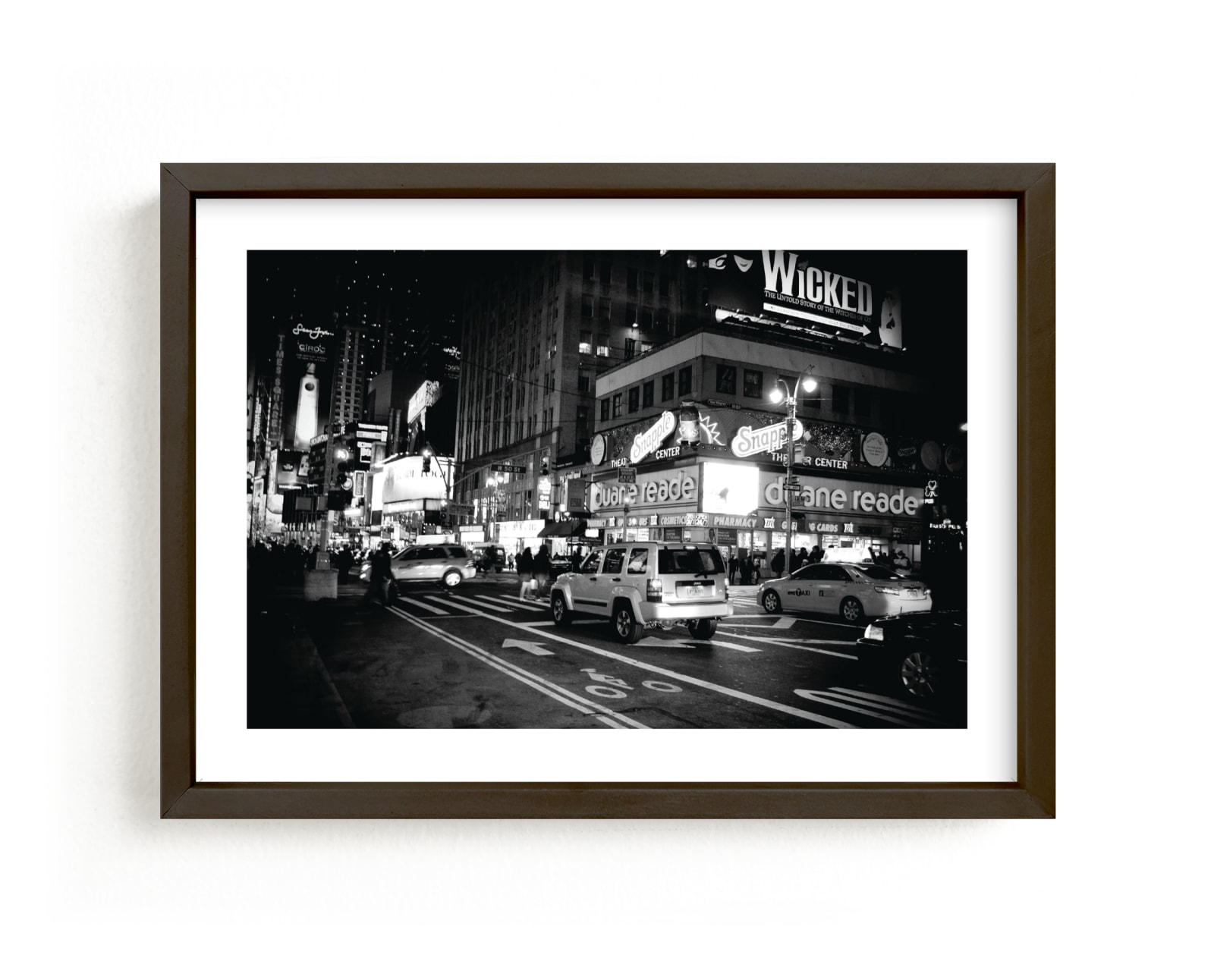 "Night in New York" - Limited Edition Art Print by Hendro Lim in beautiful frame options and a variety of sizes.