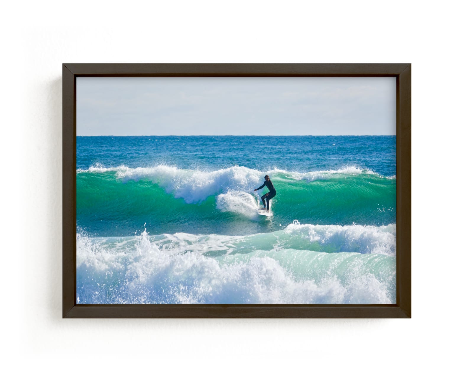 "Surfer Dude " - Limited Edition Art Print by Jan Kessel in beautiful frame options and a variety of sizes.