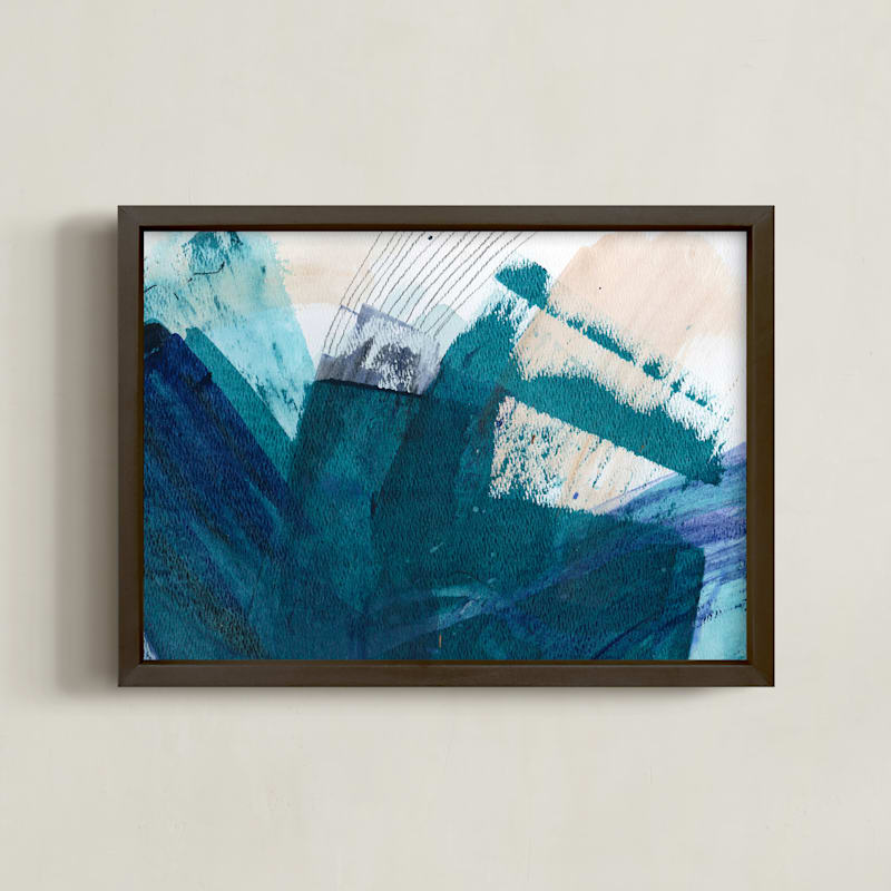 "Landscape By the Sea" - Art Print by Lauren Packard in beautiful frame options and a variety of sizes.