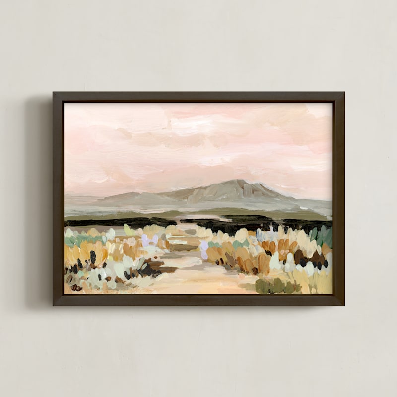 "Autumn Desert Plains" by Shina Choi in beautiful frame options and a variety of sizes.
