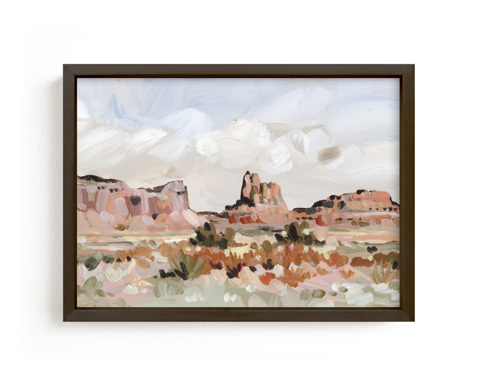 "Monument Valley Scenery" by Shina Choi in beautiful frame options and a variety of sizes.