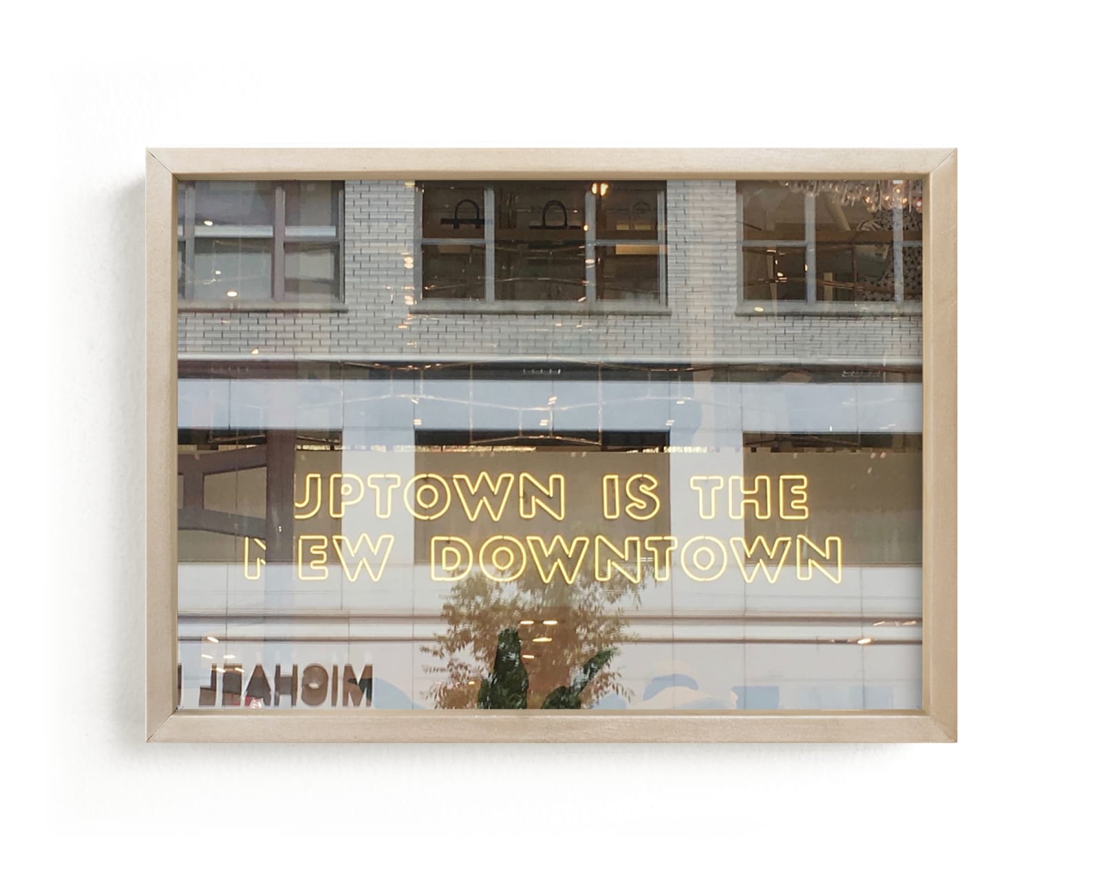 "Uptown" - Limited Edition Art Print by Jan Kessel in beautiful frame options and a variety of sizes.