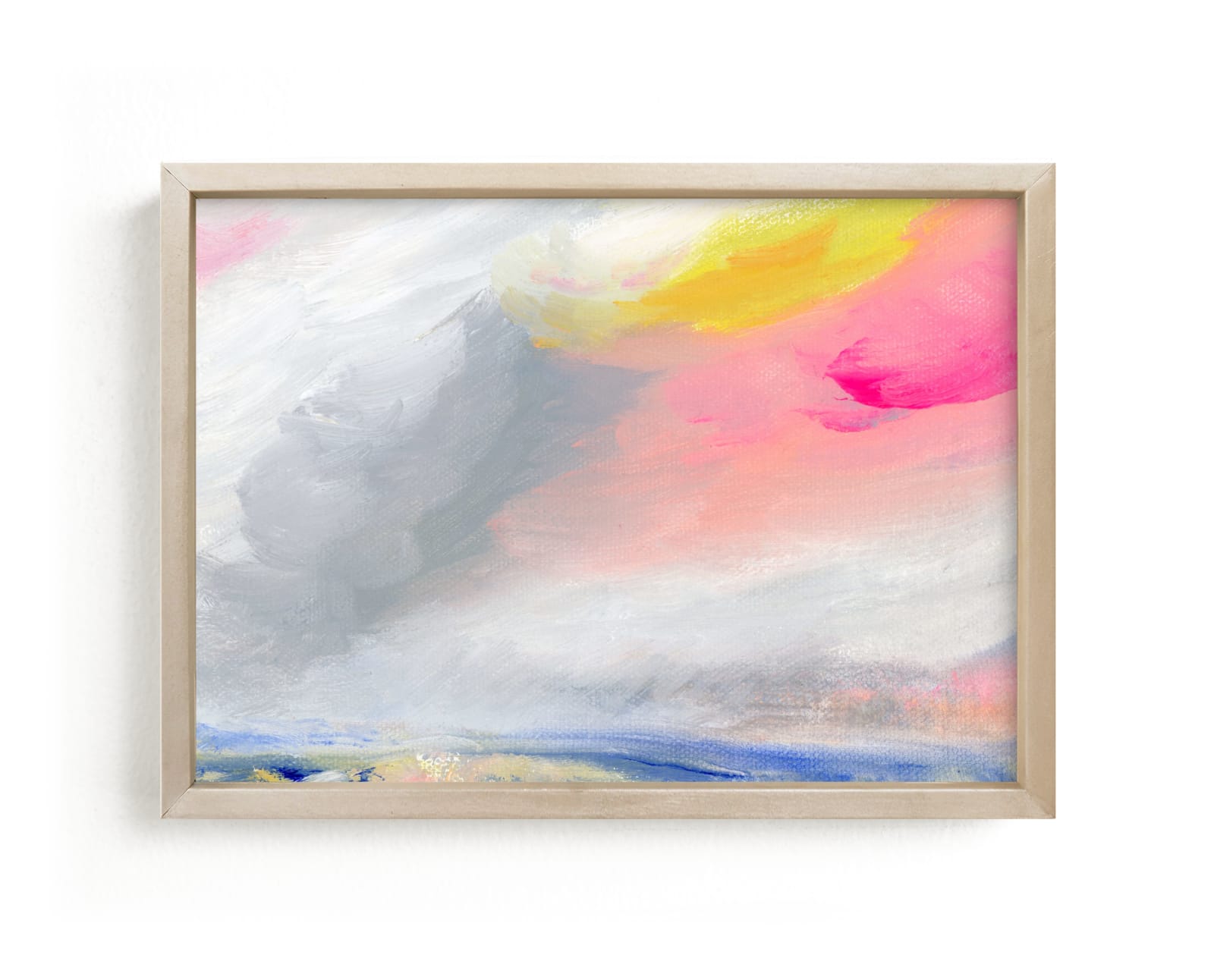 "Sun Down" - Art Print by Lindsay Megahed in beautiful frame options and a variety of sizes.