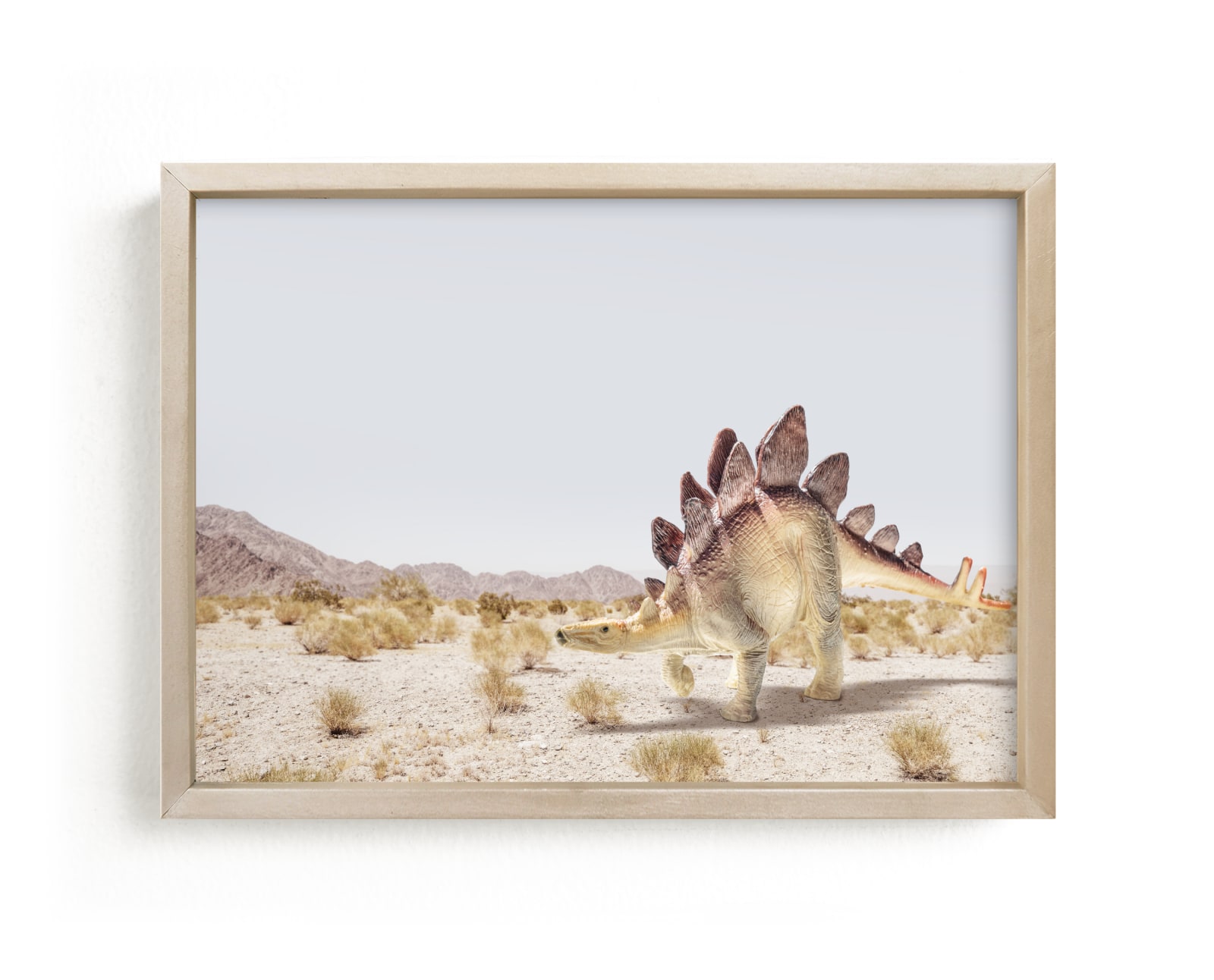 "Stegosaurus In The Wild" - Art Print by Owl and Toad in beautiful frame options and a variety of sizes.