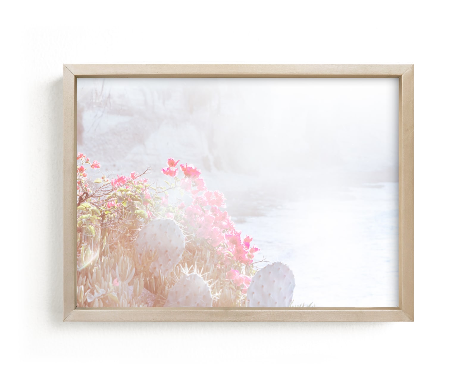 "Pacific Beach Blooms" by LindseyErin in beautiful frame options and a variety of sizes.
