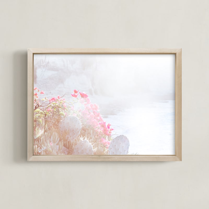 "Pacific Beach Blooms" by LindseyErin in beautiful frame options and a variety of sizes.