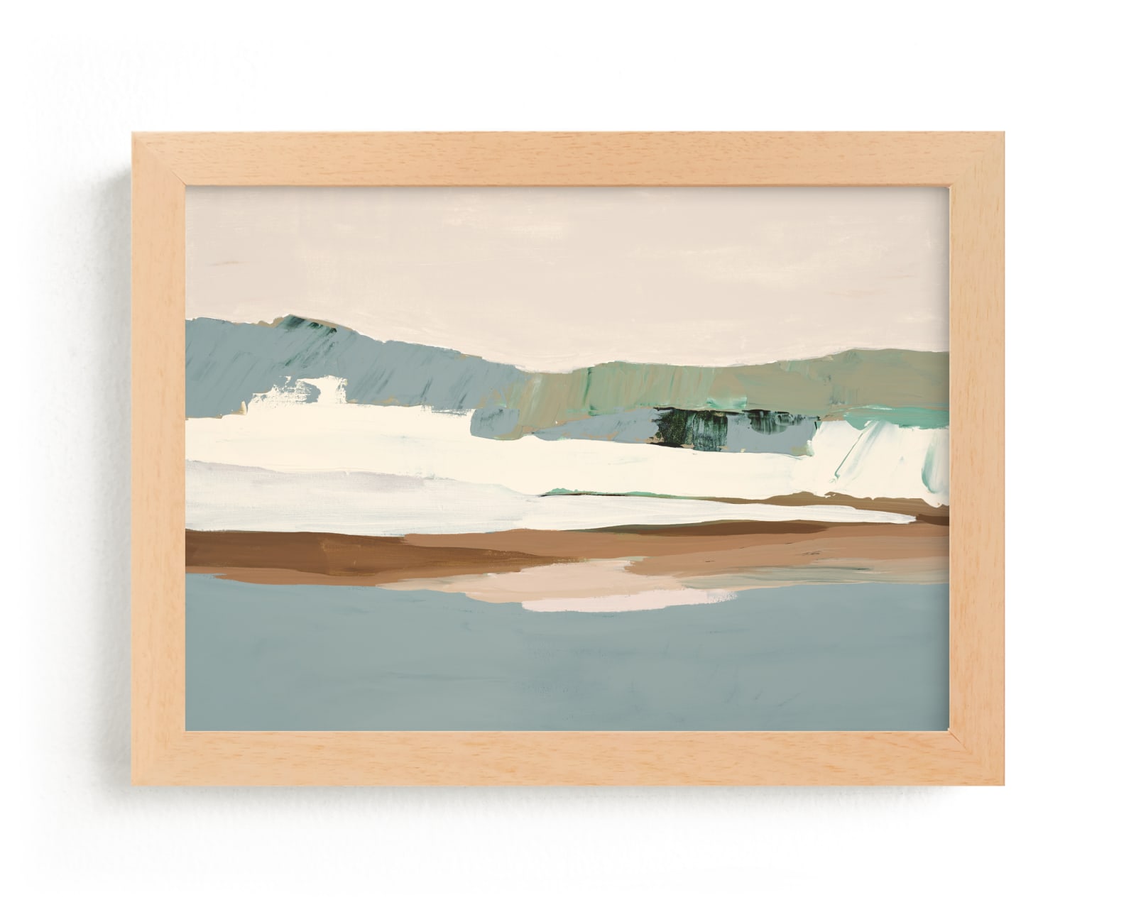 "Slate Gray Seascape" - Limited Edition Art Print by Caryn Owen in beautiful frame options and a variety of sizes.