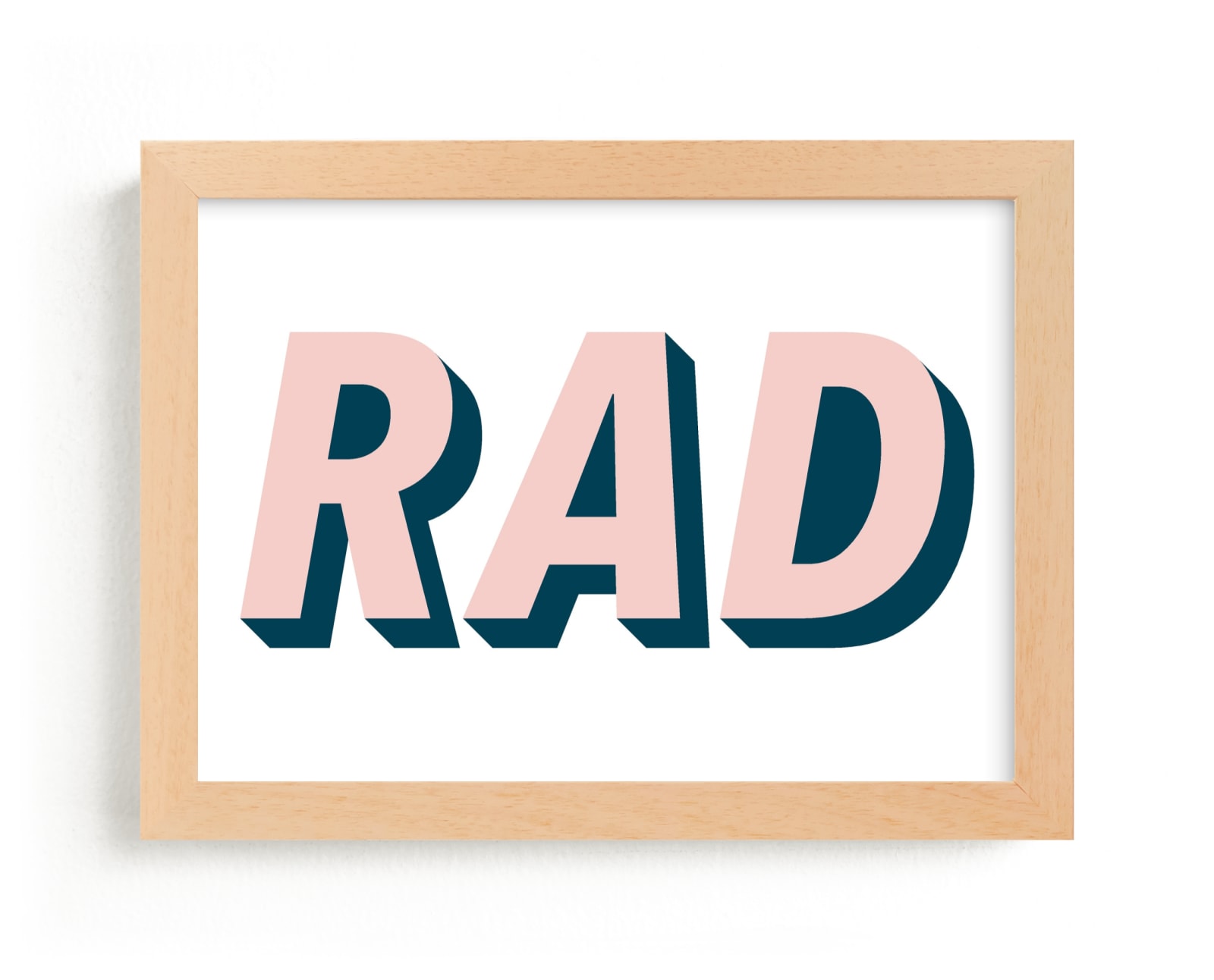 "Be Rad" - Limited Edition Art Print by Christine Sullivan Houlihan in beautiful frame options and a variety of sizes.