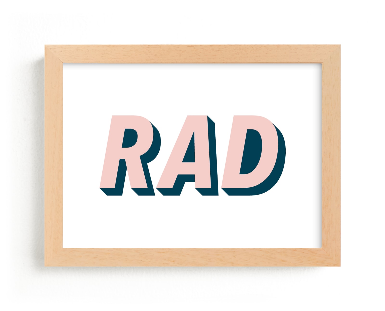 "Be Rad" - Limited Edition Art Print by Christine Sullivan Houlihan in beautiful frame options and a variety of sizes.