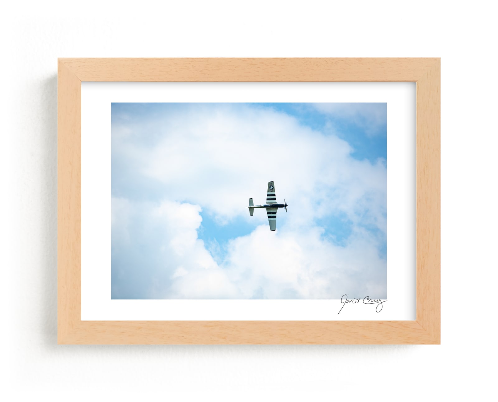 "Sky High" - Limited Edition Art Print by Janet Cruz in beautiful frame options and a variety of sizes.