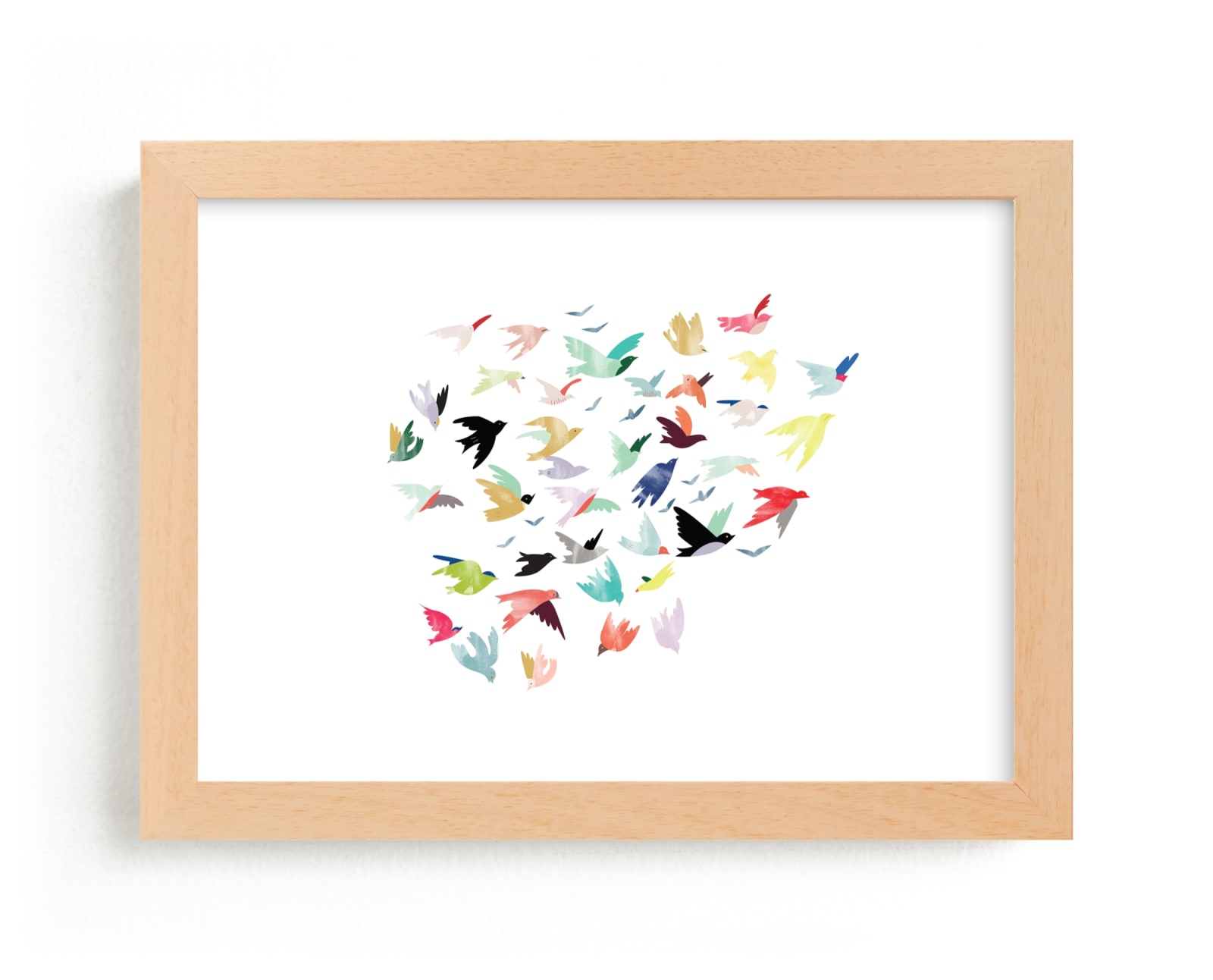 "Songbirds" - Limited Edition Art Print by Eve Schultz in beautiful frame options and a variety of sizes.