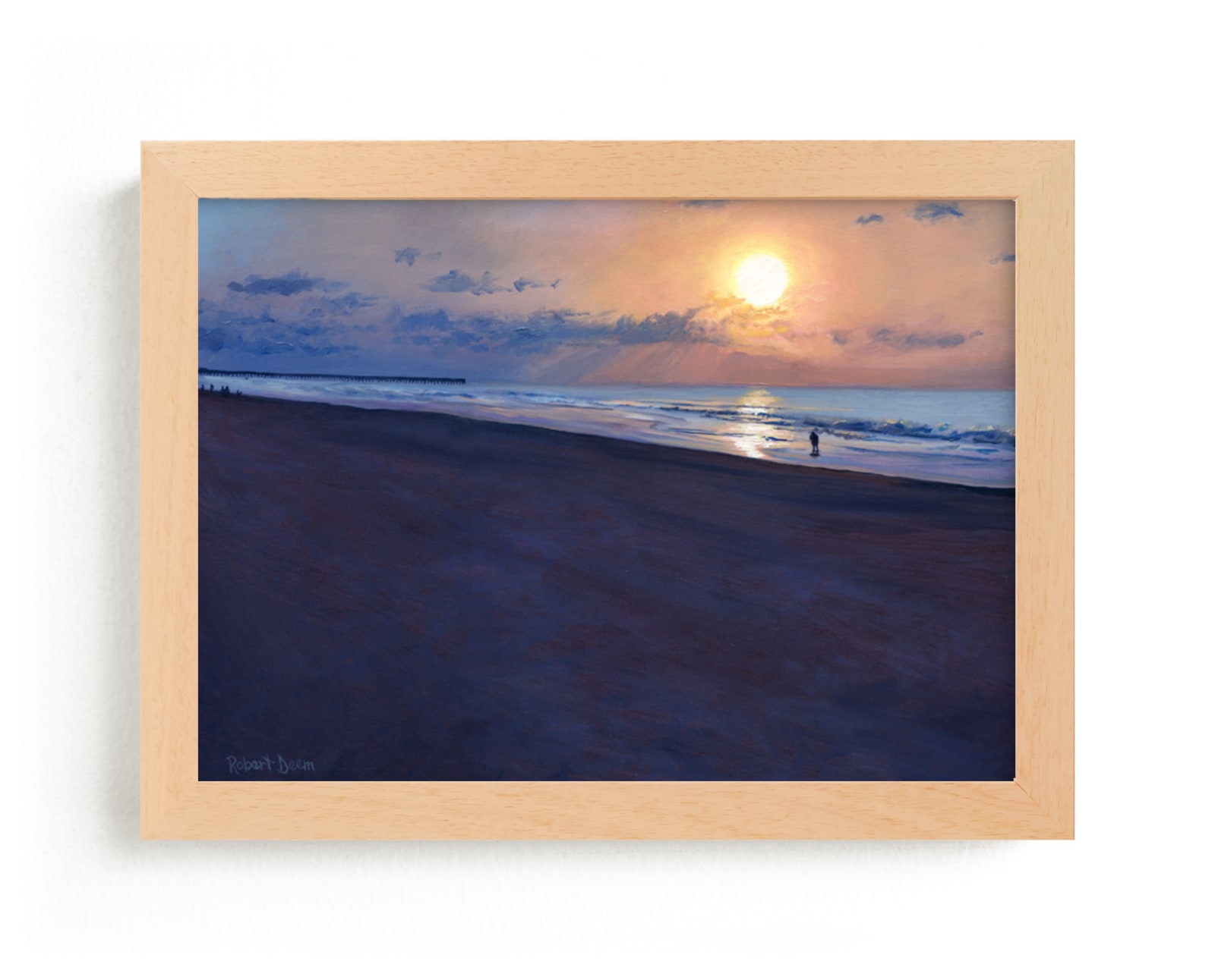 "Morning Run" - Art Print by Robert Deem in beautiful frame options and a variety of sizes.