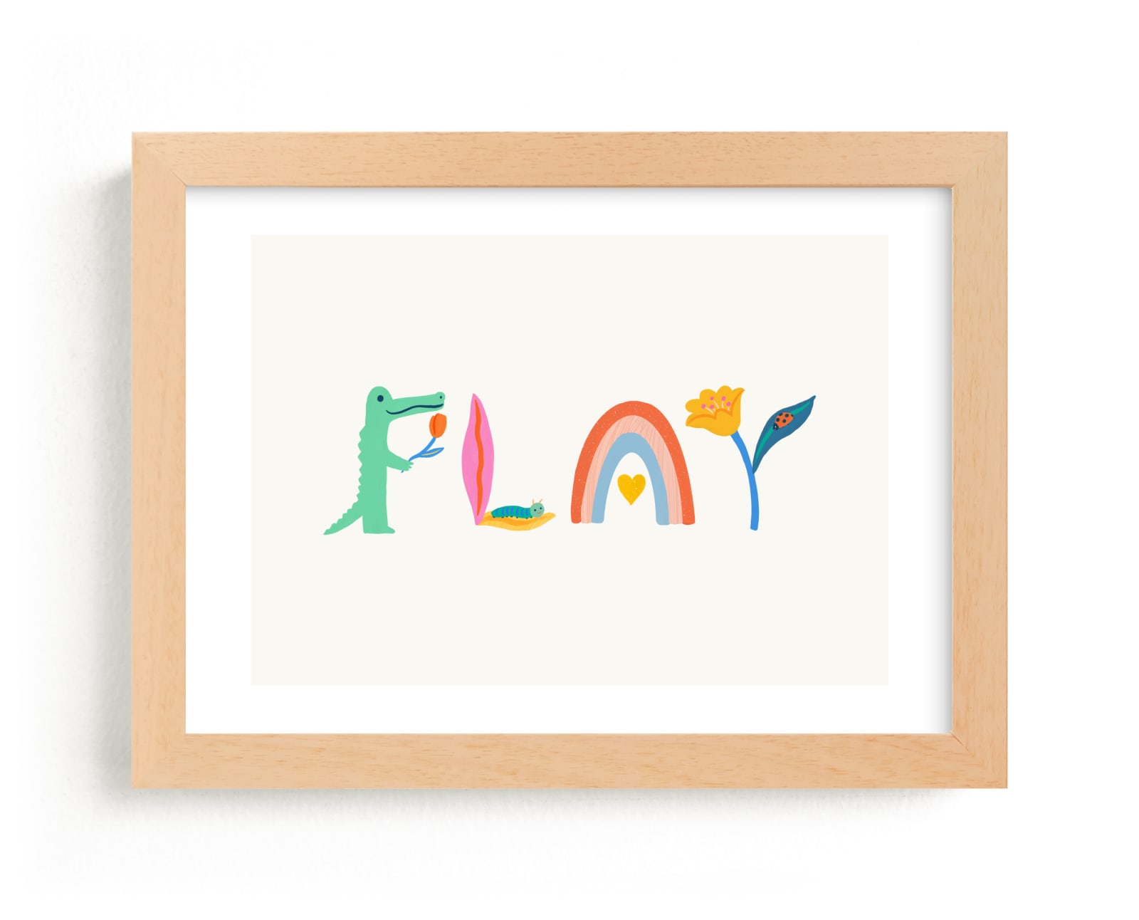 "Play Play" - Art Print by SunLee Art in beautiful frame options and a variety of sizes.