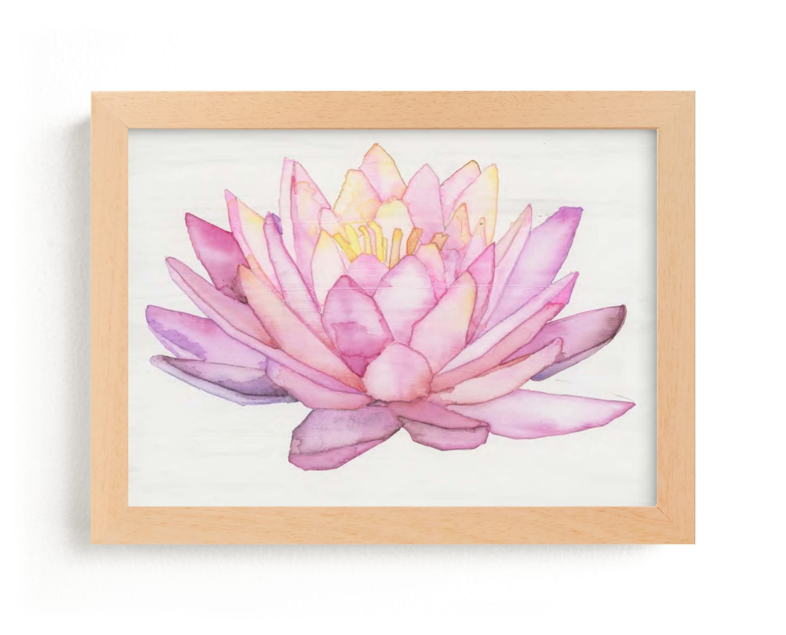 "Pink Water Lily " by Heidi Lowell in beautiful frame options and a variety of sizes.