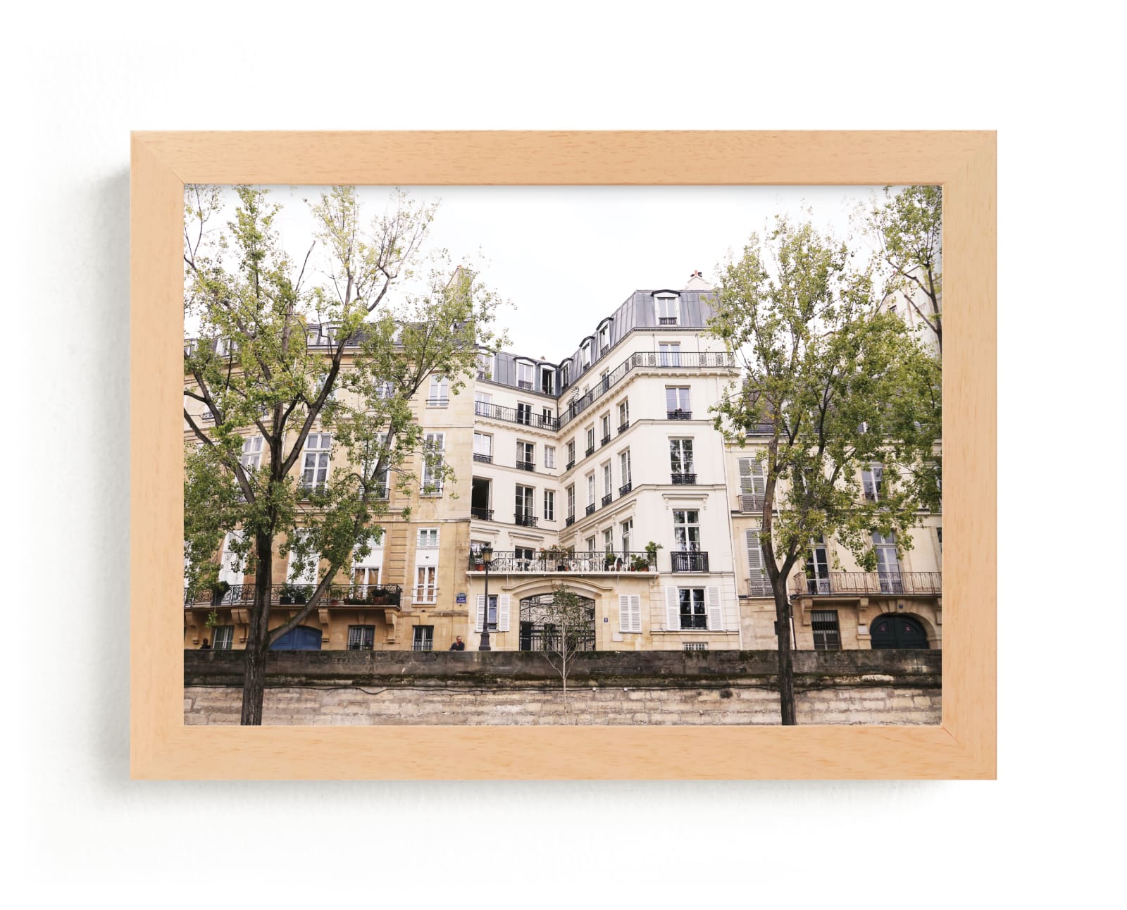 "Along Side The Seine" by Kathy Par in beautiful frame options and a variety of sizes.