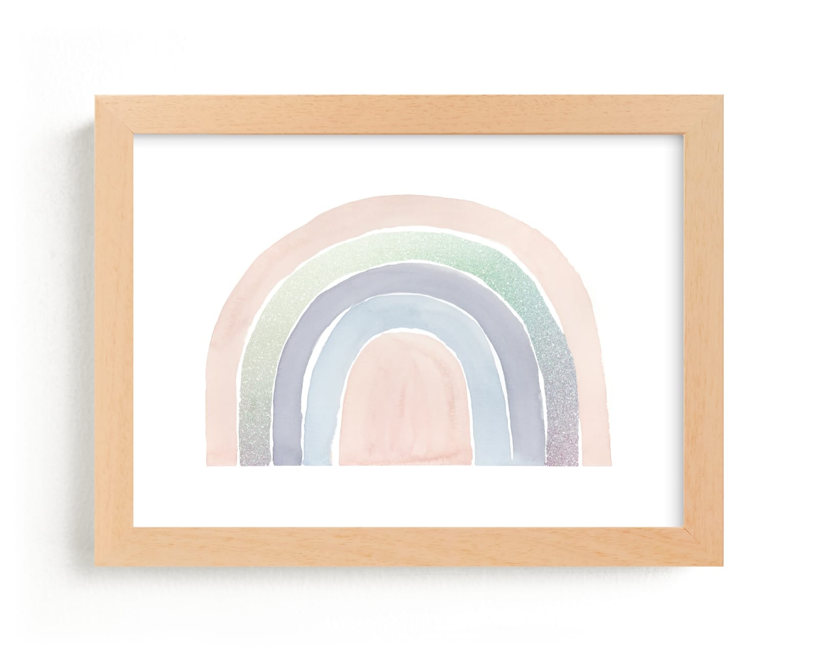"pastel rainbow" - Limited Edition Art Print by Kate Ahn in beautiful frame options and a variety of sizes.
