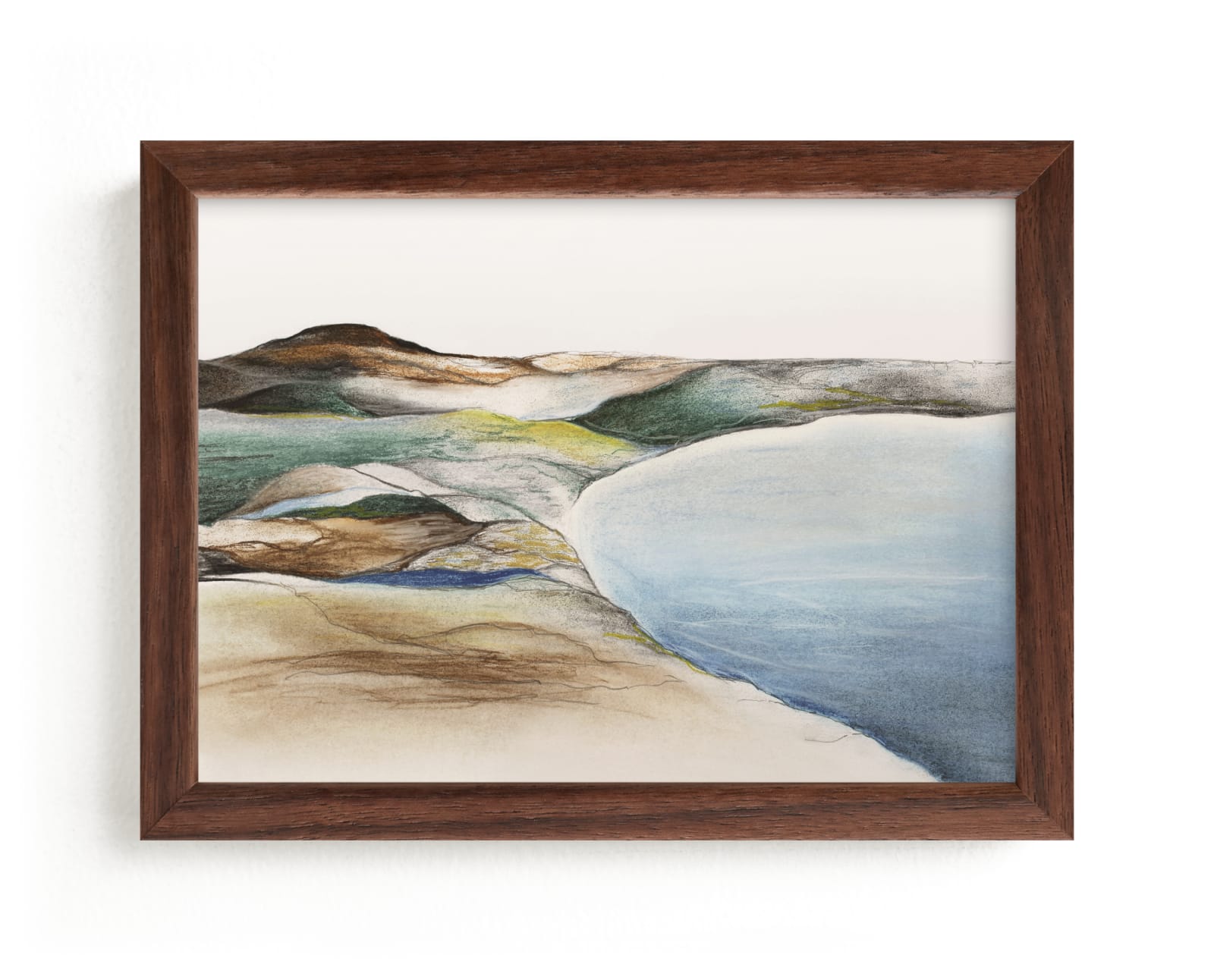 "Spring Comes to the Hills" - Limited Edition Art Print by Karen Kaul in beautiful frame options and a variety of sizes.