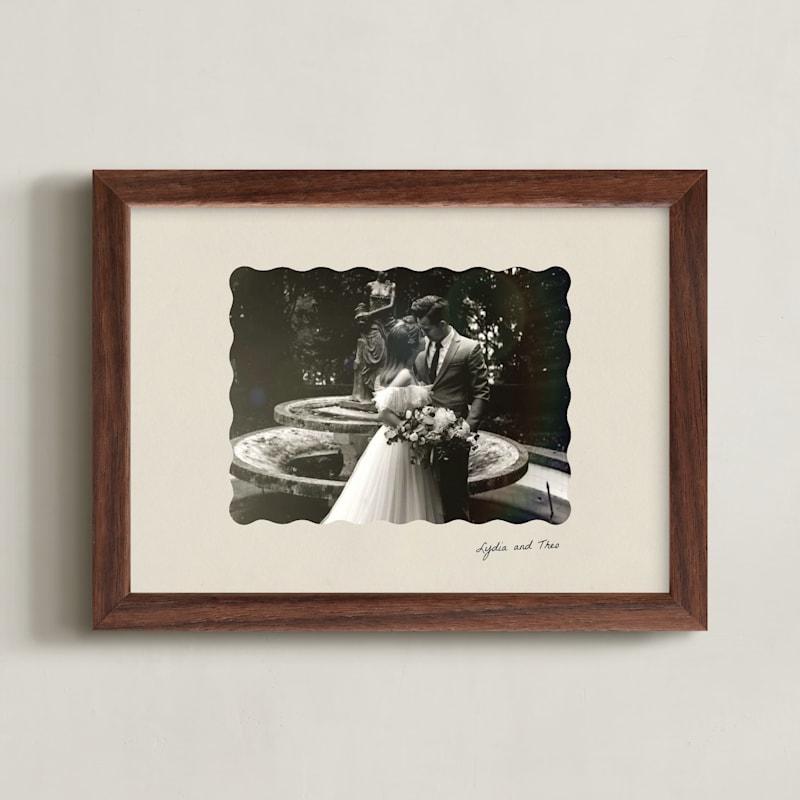 Vintage Scallop: Landscape Custom Photo Art by Sara Hicks Malone