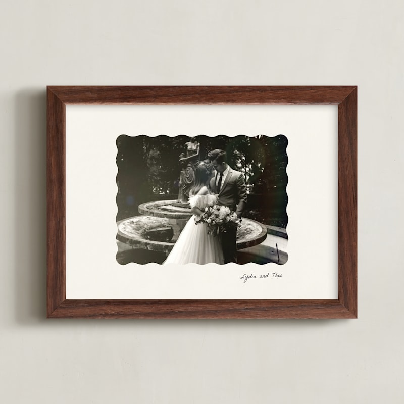 Vintage Scallop: Landscape Custom Photo Art by Sara Hicks Malone