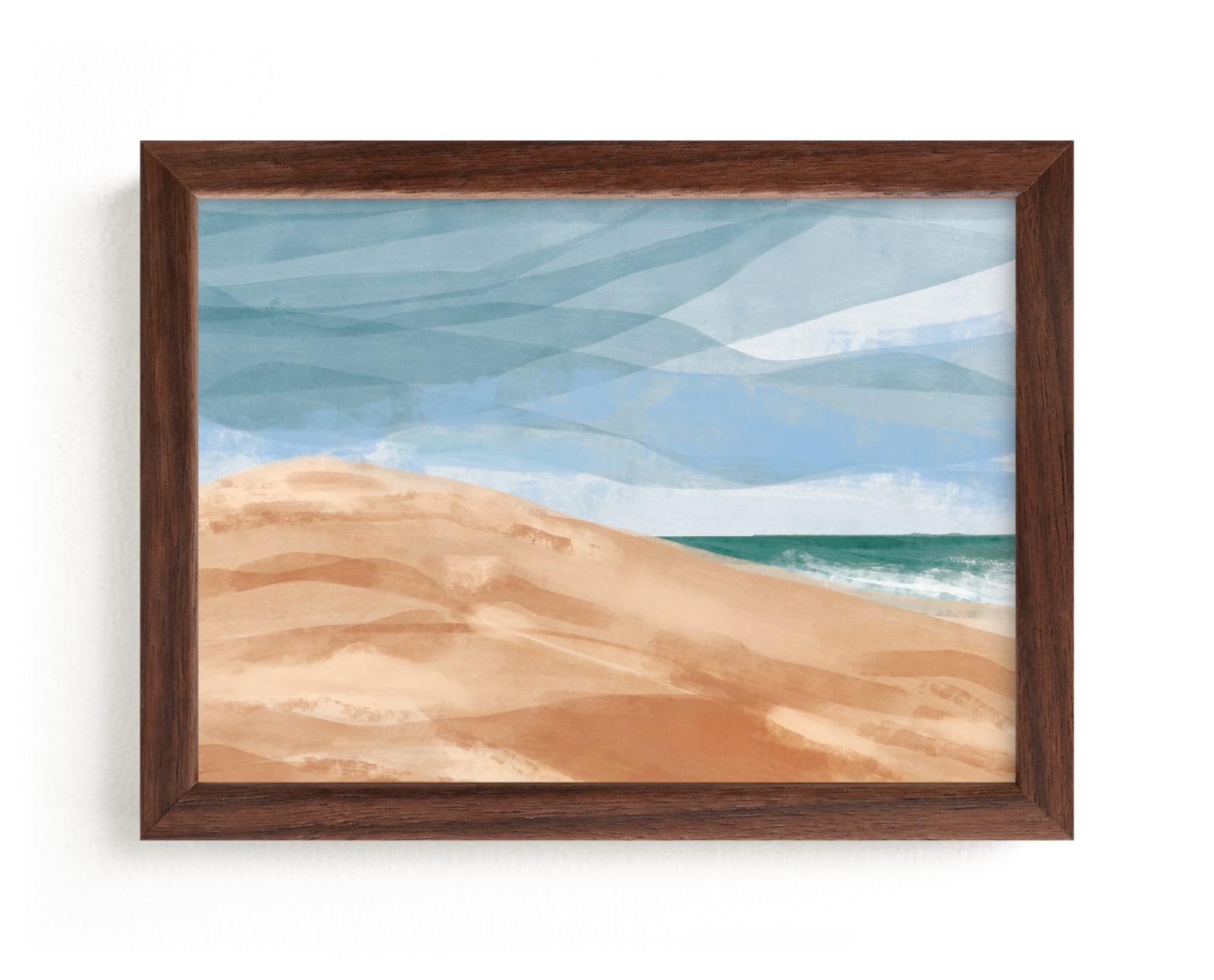 "Dunes by the ocean" by Inkblot Design in beautiful frame options and a variety of sizes.