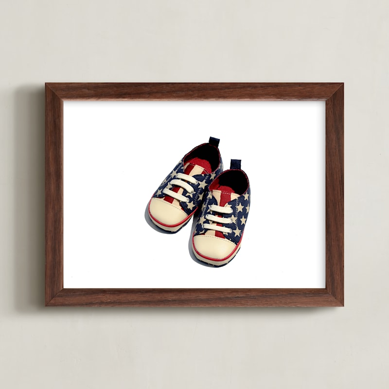 Stars Stripes Baby Sneakers Fine Art Prints by Jonathan Brooks