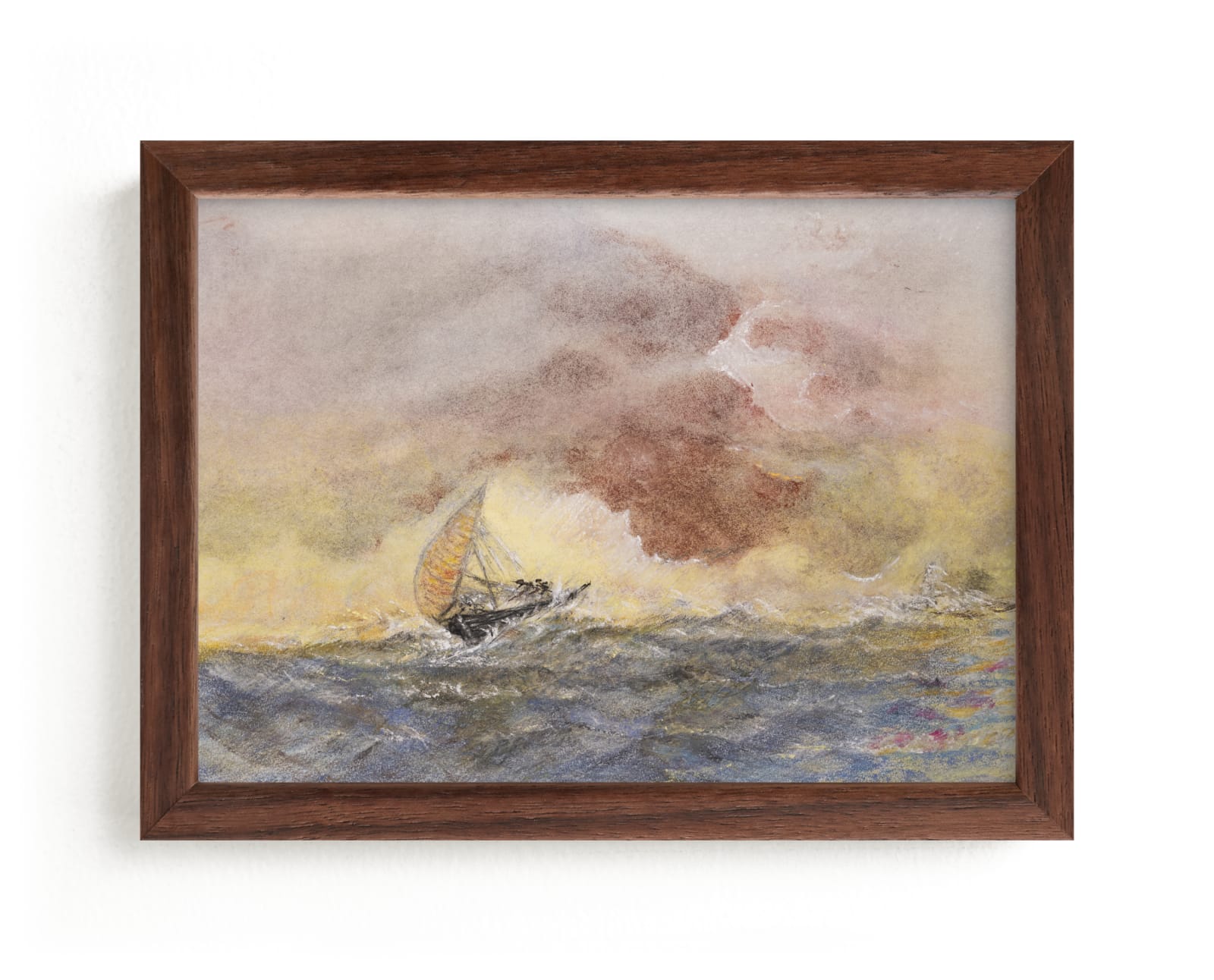 "Dhow Ship" by Ramnik Velji in beautiful frame options and a variety of sizes.