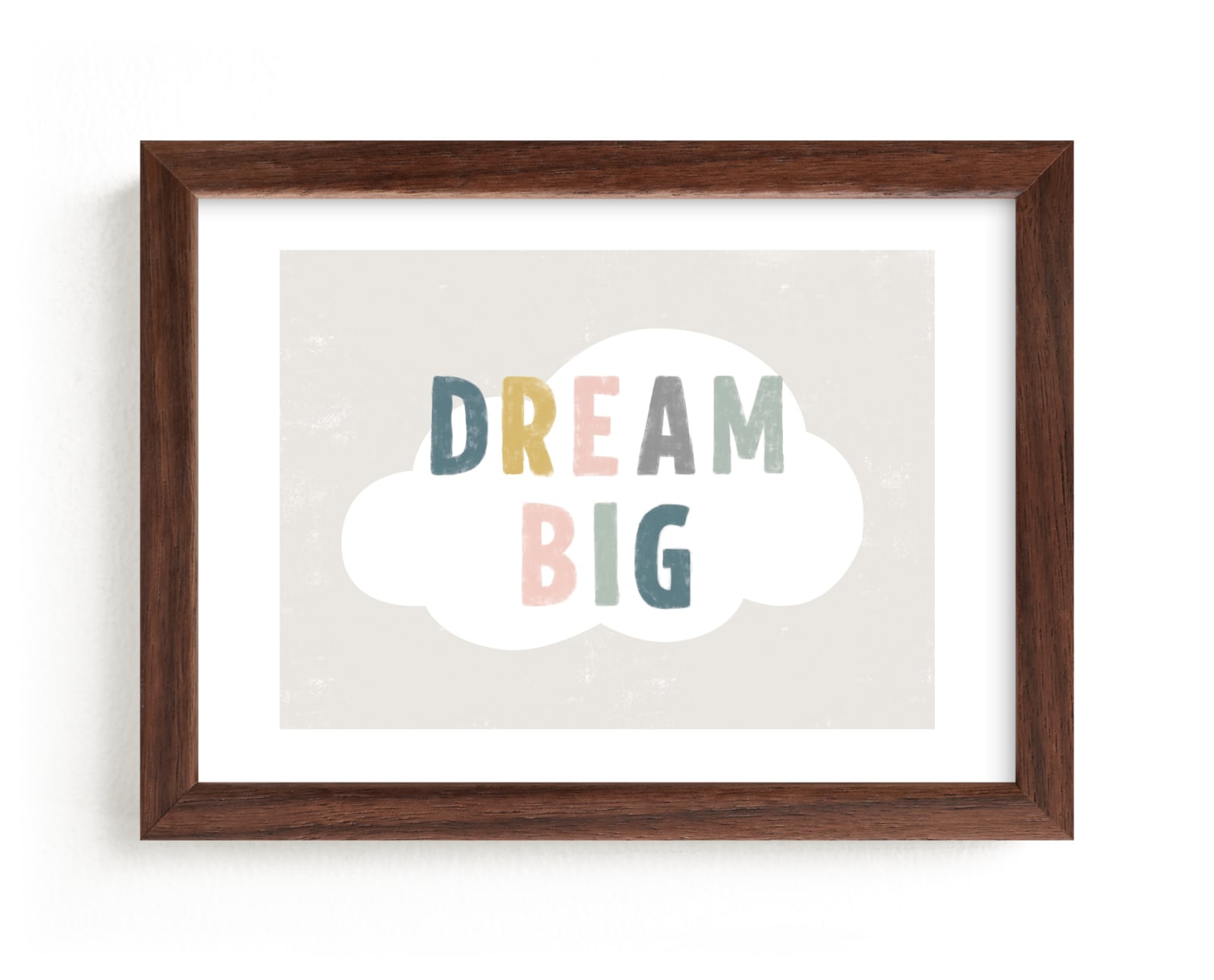 "Dream BIG" - Limited Edition Art Print by Pixel and Hank in beautiful frame options and a variety of sizes.