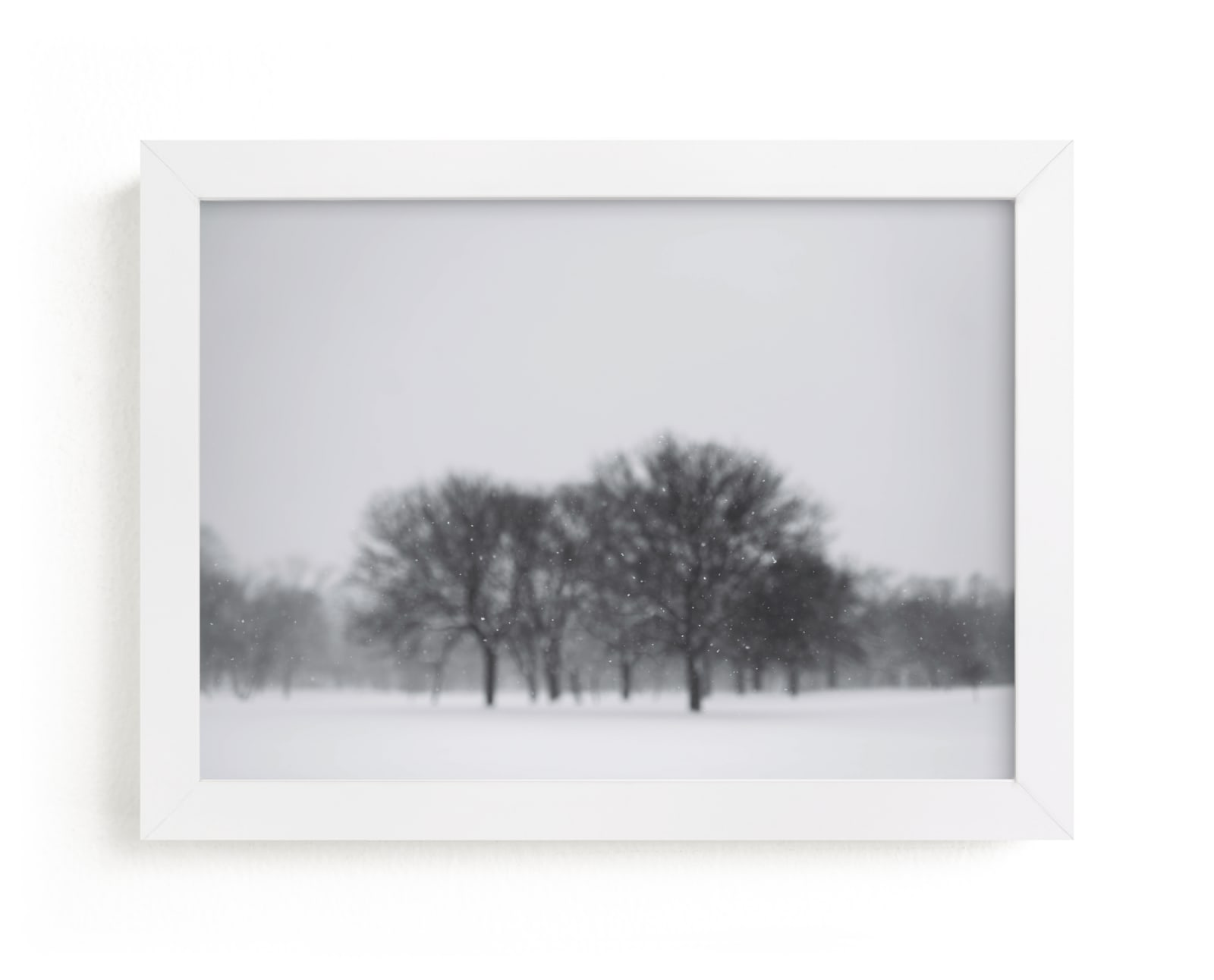 "Seeing Snow" - Limited Edition Art Print by E Melko in beautiful frame options and a variety of sizes.