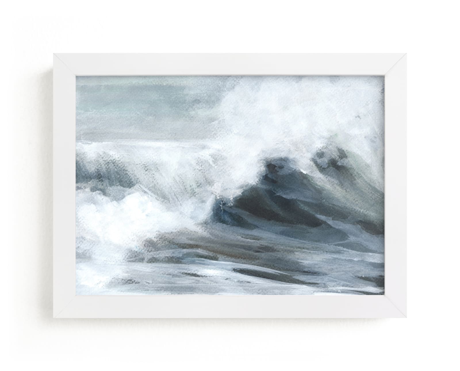 "Whispering Wave" - Limited Edition Art Print by Jenny Partrite in beautiful frame options and a variety of sizes.