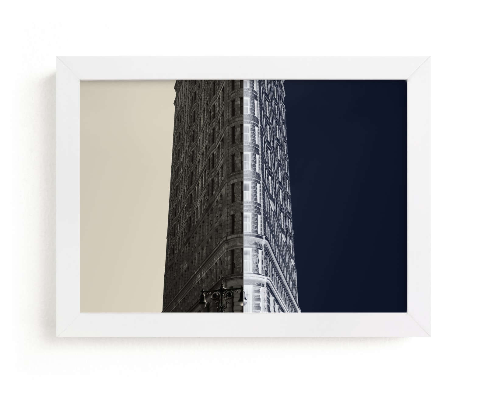 "Negative Space: New York Flatiron II" - Limited Edition Art Print by Jessica C Nugent in beautiful frame options and a variety of sizes.
