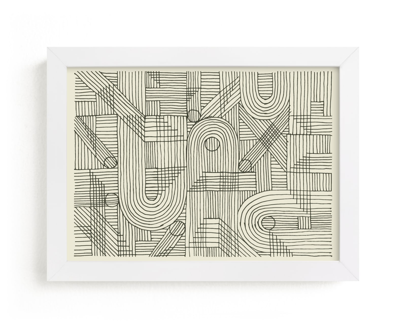 "Sketchy Pattern" - Limited Edition Art Print by Katie Zimpel in beautiful frame options and a variety of sizes.