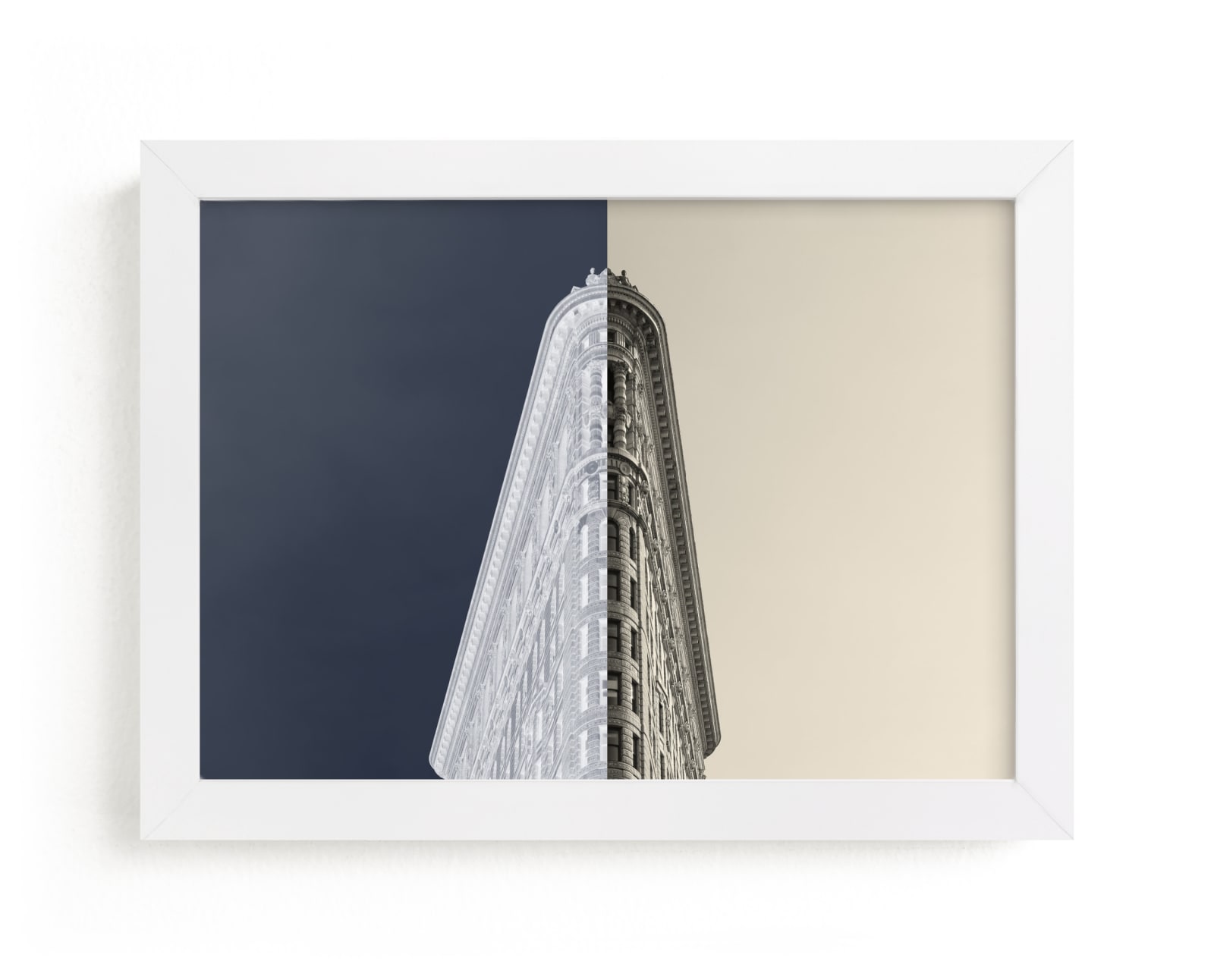 "Negative Space: New York Flatiron I" - Limited Edition Art Print by Jessica C Nugent in beautiful frame options and a variety of sizes.