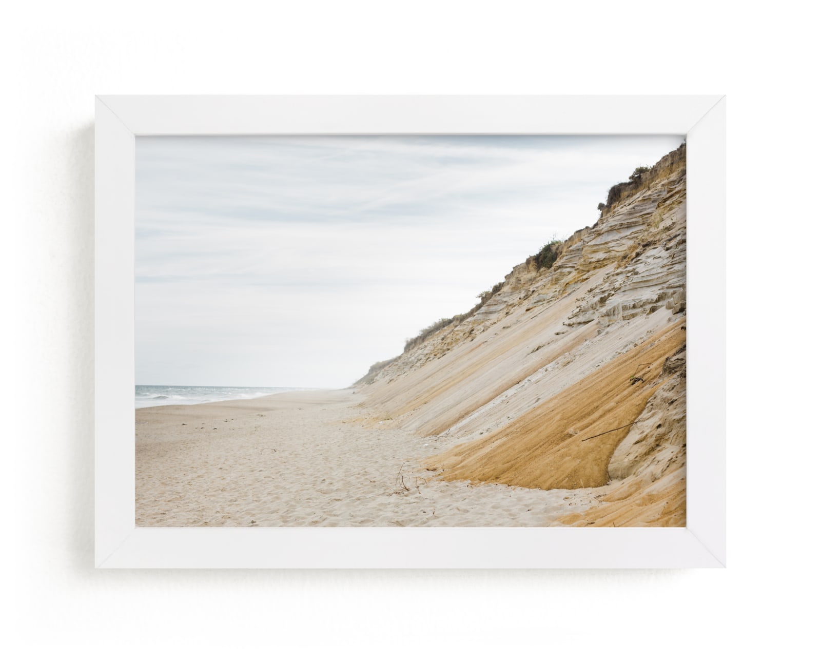"Cliffs and Waves" - Limited Edition Art Print by Helen Makadia in beautiful frame options and a variety of sizes.