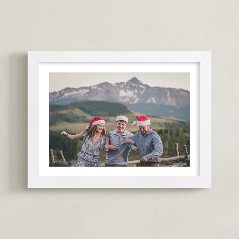 "The Big Picture: Holiday Framed Photo" - Custom Photo Art by Minted Custom in beautiful frame options and a variety of sizes.