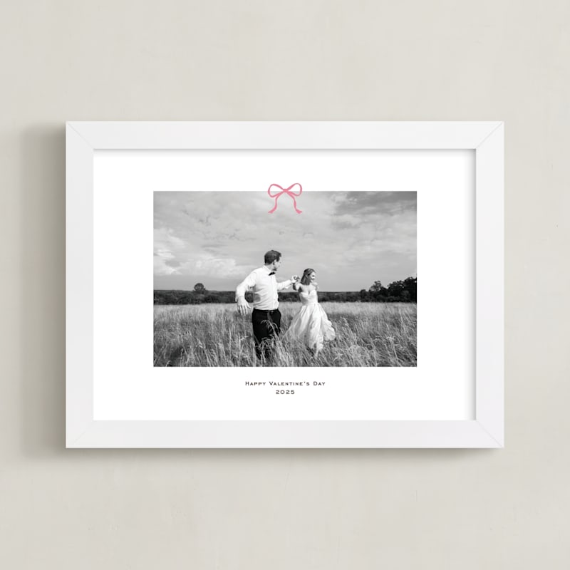 "Small Bow: Landscape Framed Photo" - Custom Photo Art by Annie Shapiro in beautiful frame options and a variety of sizes.