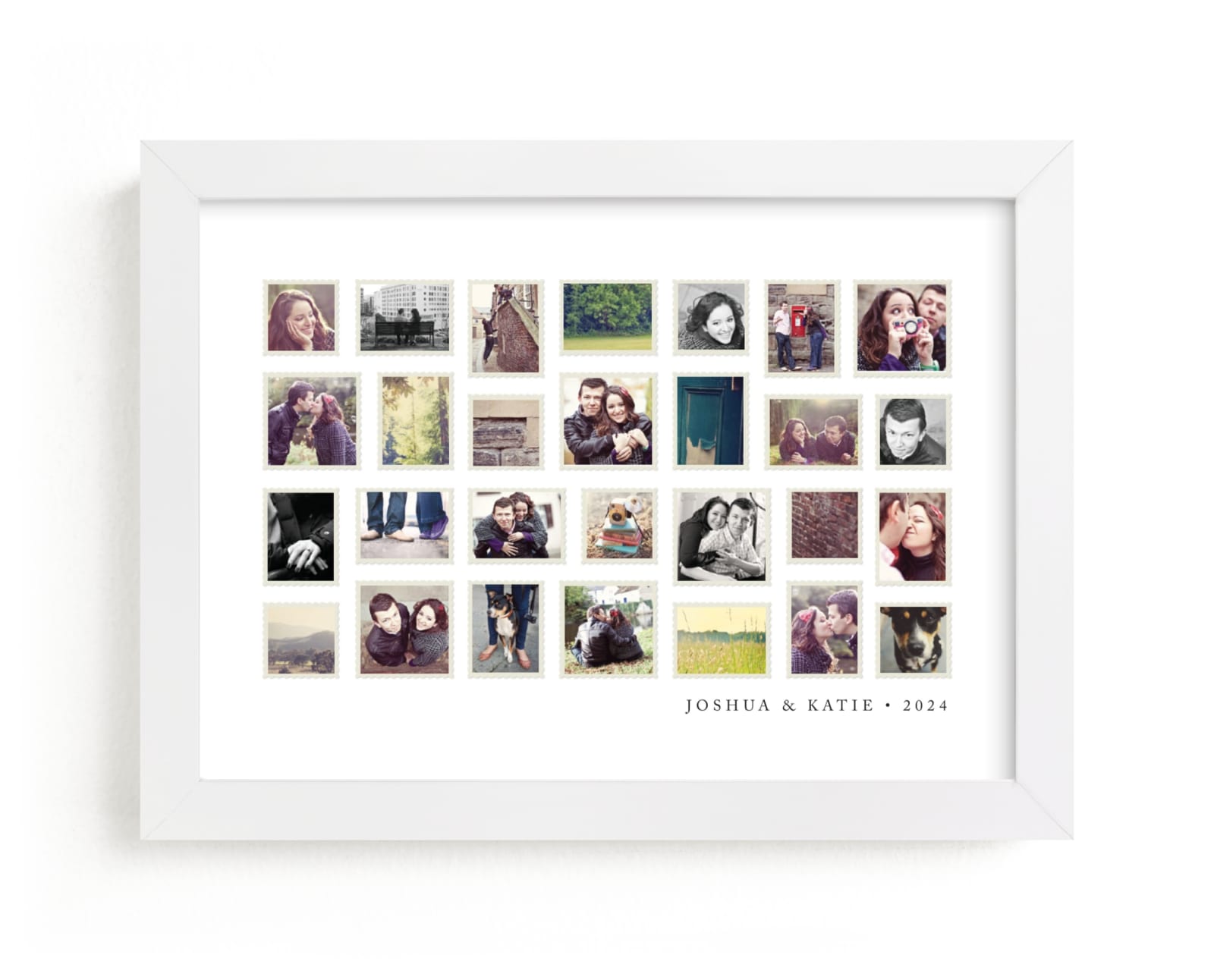 "Stamp Collection" - Custom Photo Art by Jill Means in beautiful frame options and a variety of sizes.