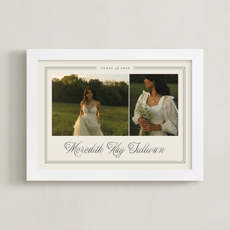Timeless Border: Landscape Framed Photo