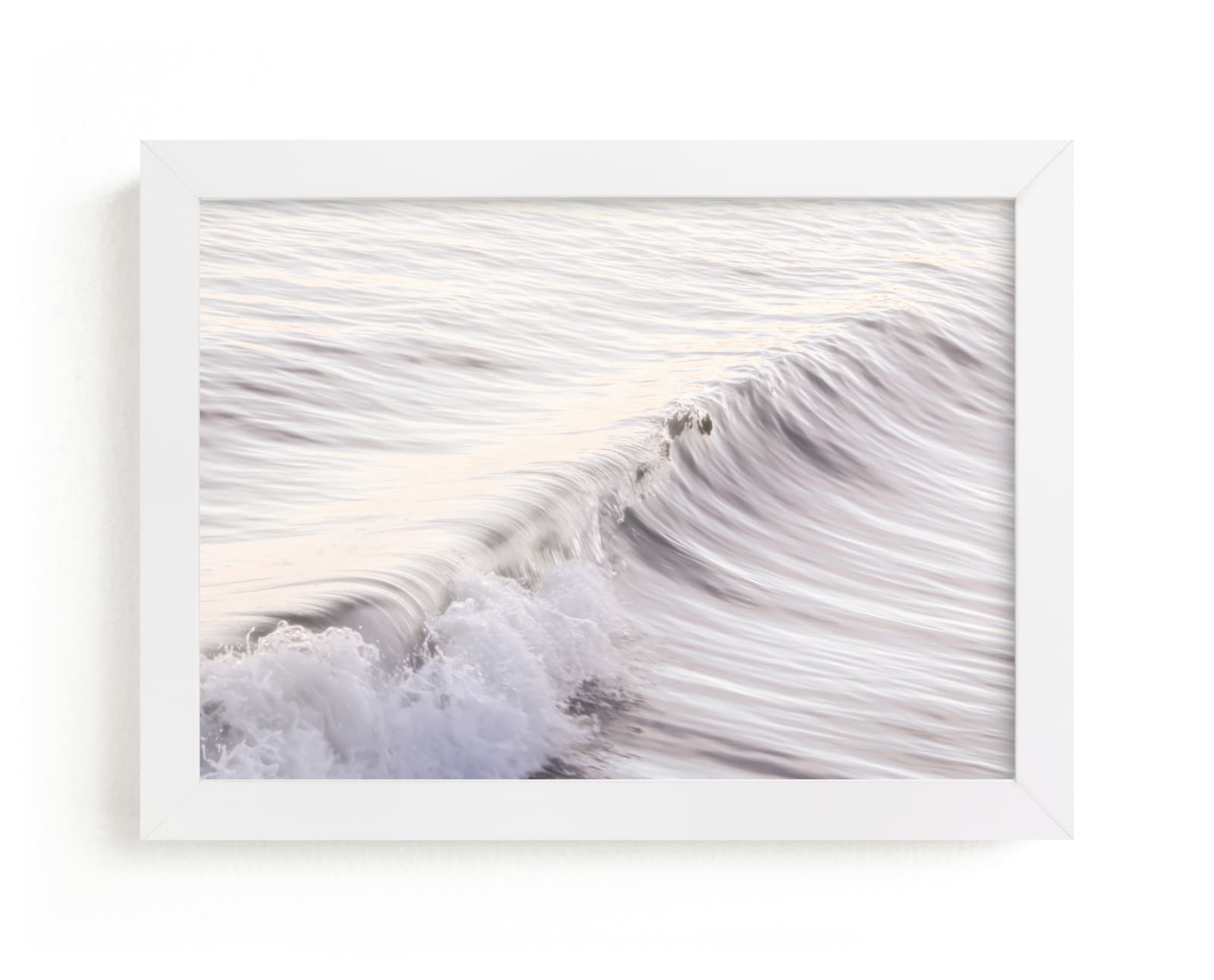 "Cayucos Soft Waves " - Limited Edition Art Print by Lisa Sundin in beautiful frame options and a variety of sizes.