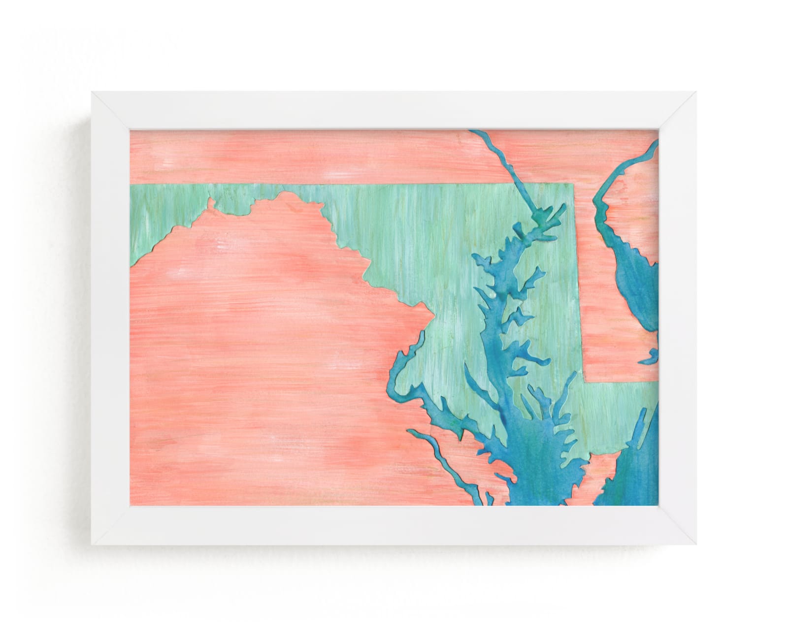 "Maryland in Paint" - Limited Edition Art Print by Denise Wong in beautiful frame options and a variety of sizes.