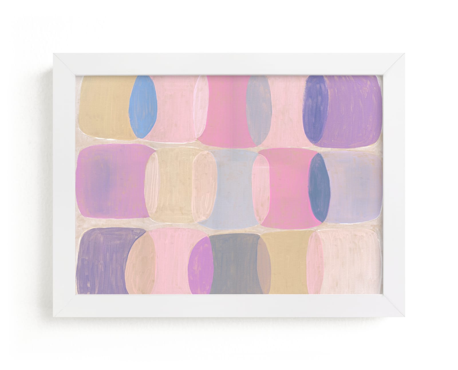 "Painted Geo Overlay" - Limited Edition Art Print by Amy Toneys in beautiful frame options and a variety of sizes.