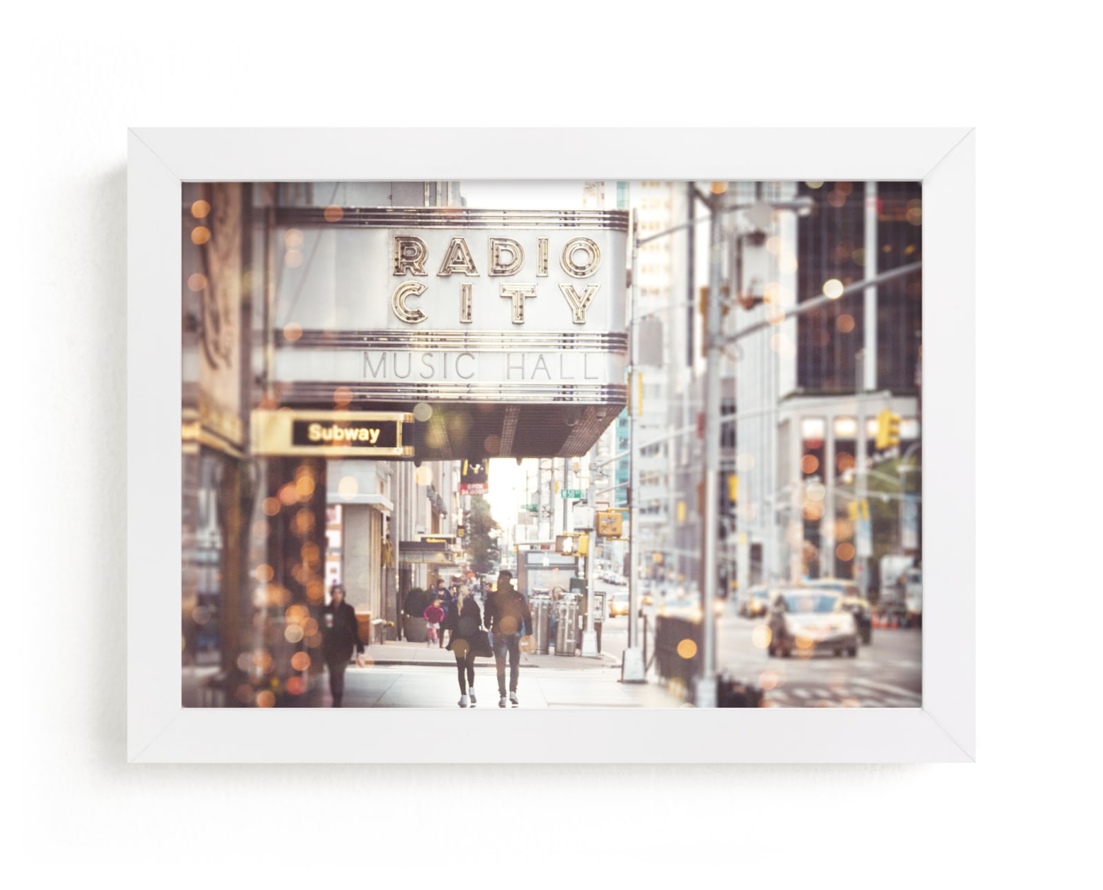 "Radio City Dream" - Limited Edition Art Print by 1885 Atelier in beautiful frame options and a variety of sizes.