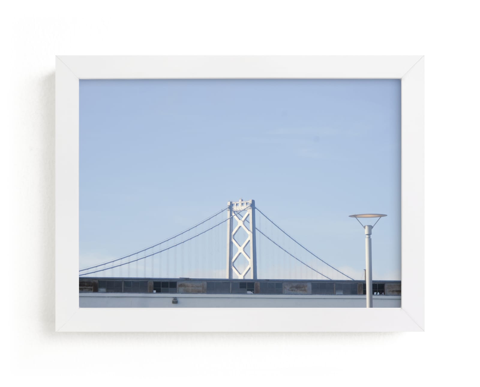 "Blue Bridge" - Limited Edition Art Print by Kitty Seeber in beautiful frame options and a variety of sizes.